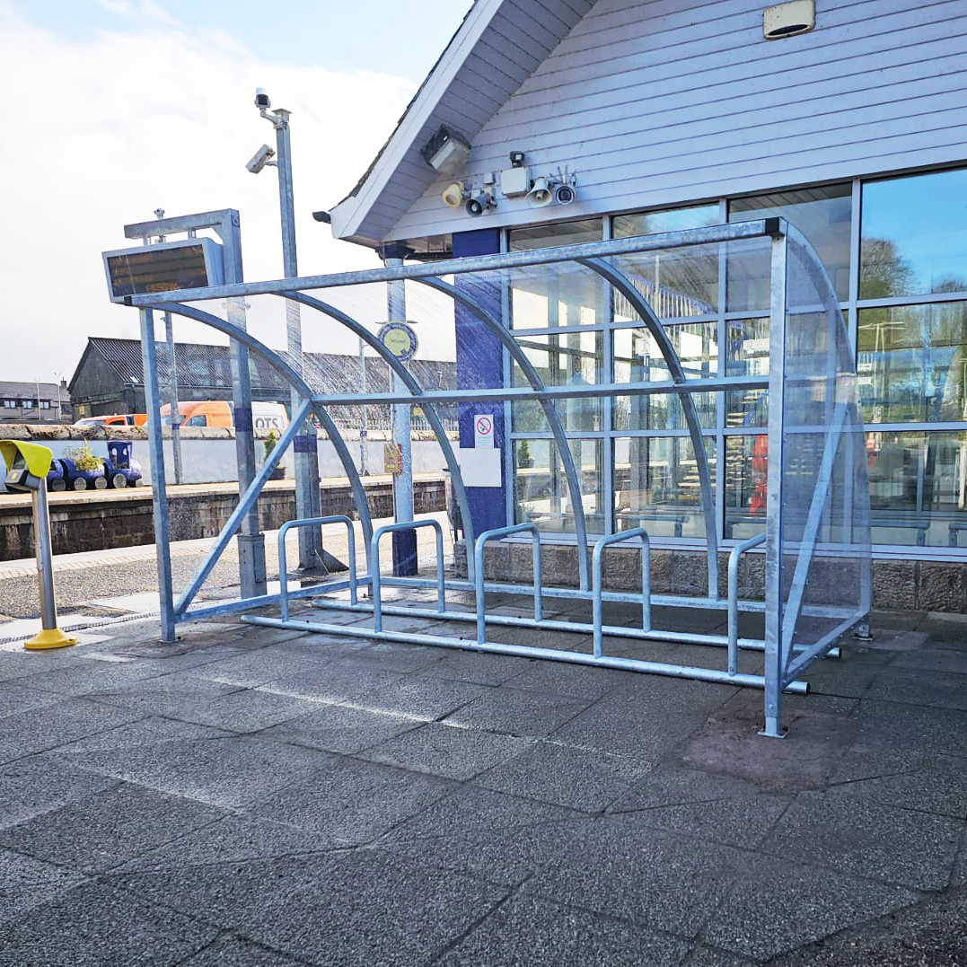 Huntly Station Cycle Parking